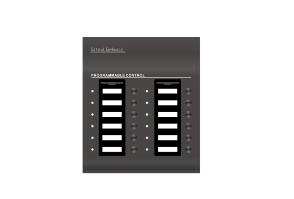 Decon - 12 Zone Keypad for remote microphone DP-EVAC-1000RP