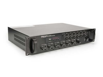 300W 6 Zone Mikser Amfi USB/SD+FM Tuner Bluetooth (DP-216 Mikrafon ile Kullanılır)