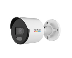 Hikvision - 2MP 4mm H.265+ 30m. Smart Hybrid Light Bullet İP Kamera - Dahili Mikrofon