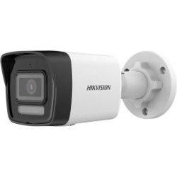 Hikvision - 6MP 2.8mm H.265+ Mikrofon SD Kart 30Mt. Smart Hybrid Light Bullet İP Kamera