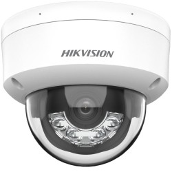 Hikvision - 4MP 2.8mm Lens H.265+ 30Mt. IR Smart Hybrid Light İP Dome Kamera - Dahili Mikrofon