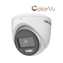 Hikvision - 2MP 2.8mm Lens H.265+ 30m. ColorVu & Smart Hybrid Light Dome İP Kamera - Dahili Mikrofon