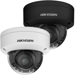 Hikvision - 4MP 2.8~12 mm Motorize Lensli, Sesli Dual Light IR Dome IP Kamera