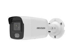 Hikvision - 6MP 4mm Lens H.265+ 50Mt. IR Smart Hybrid Light İP Bullet Kamera - Dahili Mikrofon