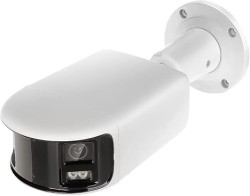 Hikvision - 6MP 180° Panoramic 40 Mt. IR ColorVu IP Bullet Kamera-Dahili Mikrofon ve Hoparlör