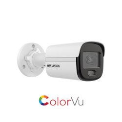 Hikvision - 2MP 2.8mm Lens 20Mt. ColorVu IR Bullet Kamera- Dahili Mikrofon