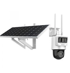 Hikvision - 2MP 2.8mm Sabit Lens 4G, MicroSD Kart, Pır+Radar, Pan&Tilt IP66 Solar Kamera