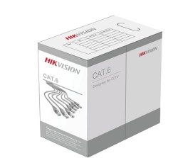 Hikvision - 305 m CAT6 UTP Network Cable-Bakır (Solid Copper, 0.55 mm)