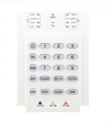 Paradox - 10 Zon Kablolu Dikey Led Keypad