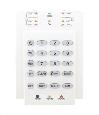 10 Zon Kablolu Dikey Led Keypad