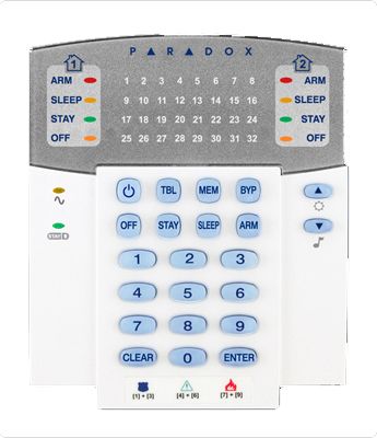 32 Zon Kablolu Led Keypad