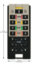 Paradox - Taşınabilir 2 Yollu Uzaktan Kumanda ve Keypad