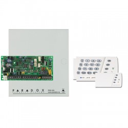 Paradox - 8 Zone, 1 Pgm, 2 Kısım Kontrol Paneli + K636 Led keypad