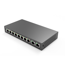 Reyee - 8 Port 100Mbps PoE, 2 Port GB Uplink Port Yönetilmez PoE Switch 