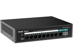 Reyee - 8 Port GB PoE, 1 Port GB Uplink, 1 Port SFP Yönetilmez Poe Switch