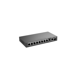 8 Port Gigabit PoE, 2 Port GB RJ45/1 SFP Combo Uplink Smart PoE Switch - Thumbnail