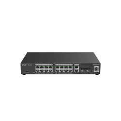 Reyee - 16 Port Gigabit PoE, 2 Port GB RJ45, 2 SFP Slots Smart PoE Switch