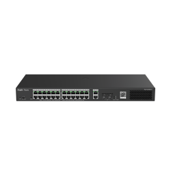 Reyee - 28 Port Gigabit PoE, 2 Port GB RJ45, 2 SFP Slots, Smart PoE Switch