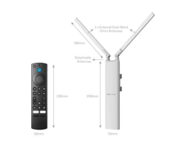 Dış Ortam Access Point - Dual-Band, 867Mbps at 5GHz + 400Mbps at 2.4GHz, 1 Gigabit Ethernet Port, IP65 - Thumbnail