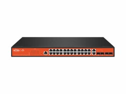 Wi-Tek - 24GE+2Combo SFP+2SFP 802.3af/at Cloud L2 Managed PoE Switch