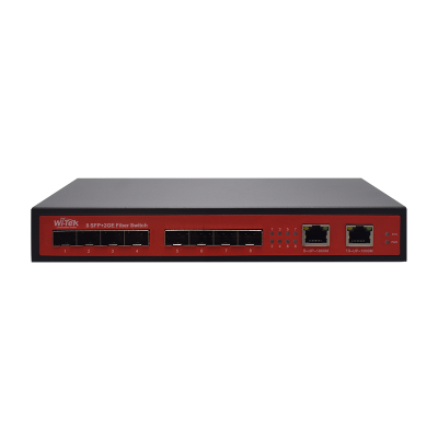 8SFP+2GE Gigabit Rack-Mountable Fiber Ethernet Switch