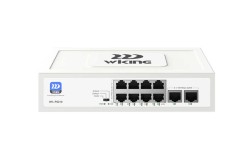 Wiking - 8 Port 100Mbps PoE, 2 Port 100Mbps Uplink Port Yönetilmez PoE Switch