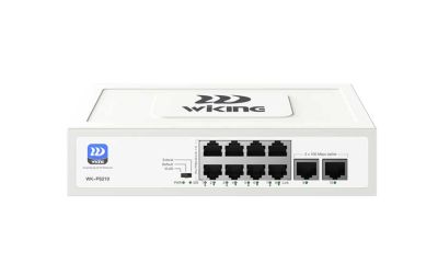 8 Port 100Mbps PoE, 2 Port 100Mbps Uplink Port Yönetilmez PoE Switch